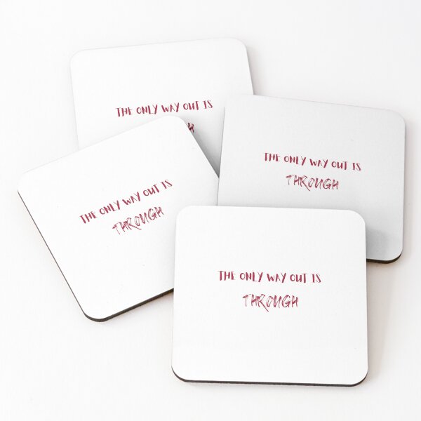 Item preview, The only way out is through designed and sold by LaughandLaugh.