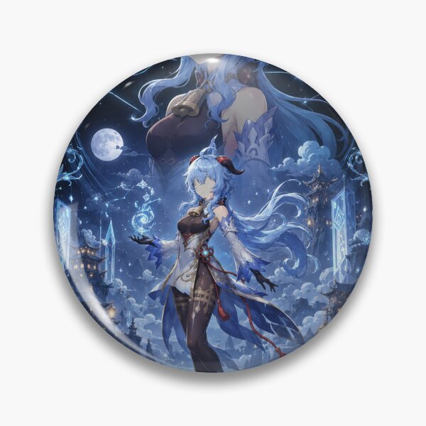 Artikelvorschau, Ganyu inspiriertes Cryo Adeptus Anime Fantasy Design entworfen und verkauft von ijunk.
