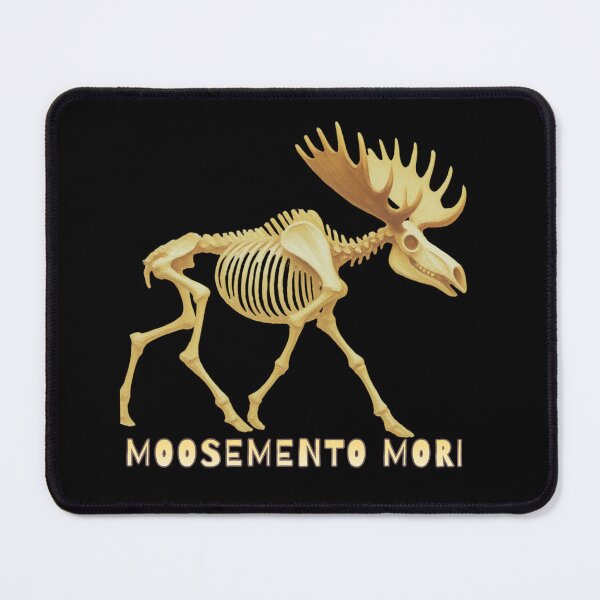 Item preview, Moosemento Mori - Funny Moose Skeleton Dark Humor Design designed and sold by PatykArt.
