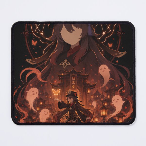 Item preview, Hu Tao Inspired Crimson Ghost Anime Fantasy Artwork designed and sold by ijunk.