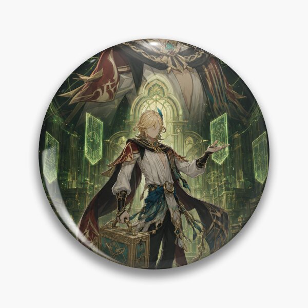 Artikelvorschau, Kaveh inspiriertes Dendro-Architekt-Anime-Fantasy-Design entworfen und verkauft von ijunk.