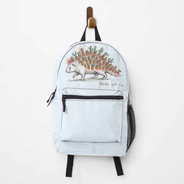 Item preview, Handle With Care: The Potted Cactus Porcupine Illustration designed and sold by SoulPT.
