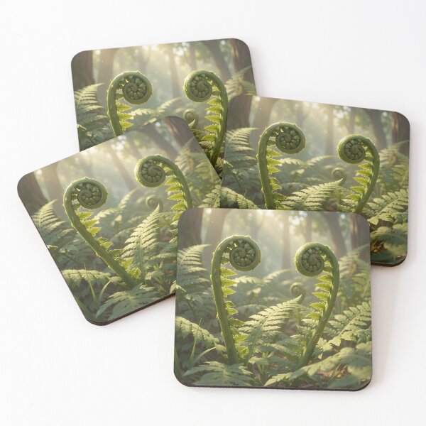 Item preview, Fiddlehead Ferns in the Forest designed and sold by Vicky Brago-Mitchell®.