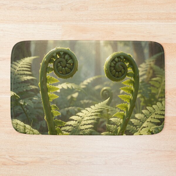 Item preview, Fiddlehead Ferns in the Forest designed and sold by Vicky Brago-Mitchell®.
