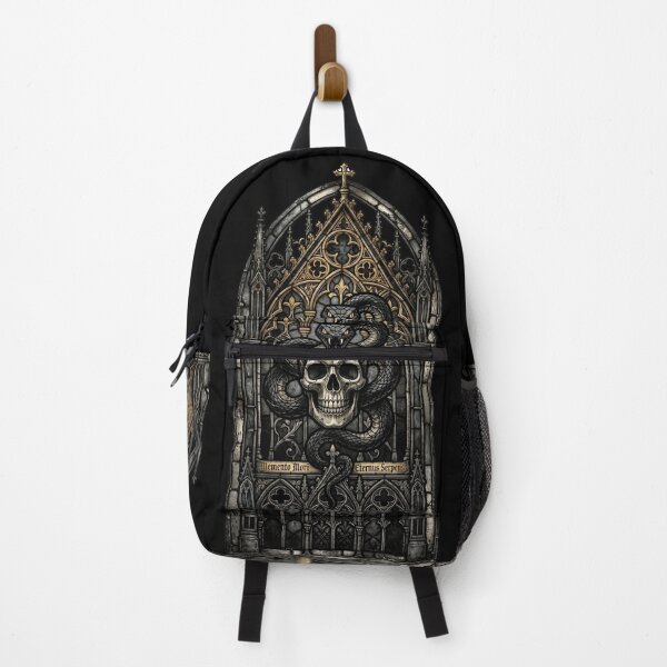 Item preview, Memento Mori Pale Bone — Gothic Chapel Stained Glass Subdued designed and sold by David Mateo ArtWorks.