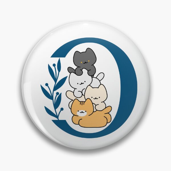 Item preview, Cute Kitten Monogram Letter O - Cute Cats Pile Up designed and sold by Mazza-mazza.