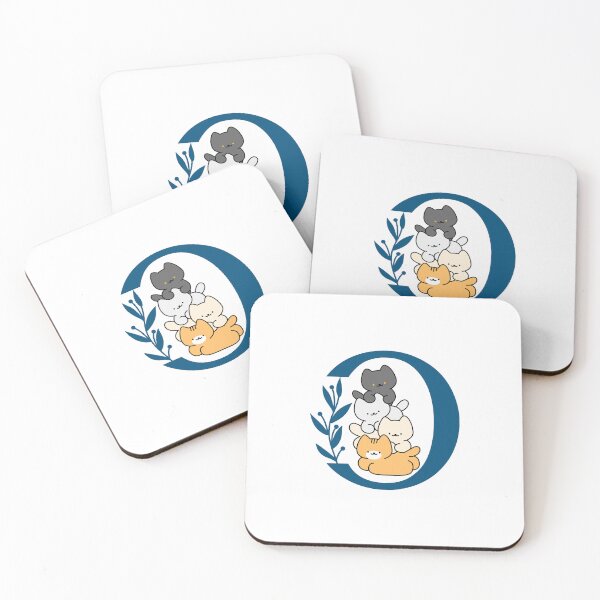 Item preview, Cute Kitten Monogram Letter O - Cute Cats Pile Up designed and sold by Mazza-mazza.