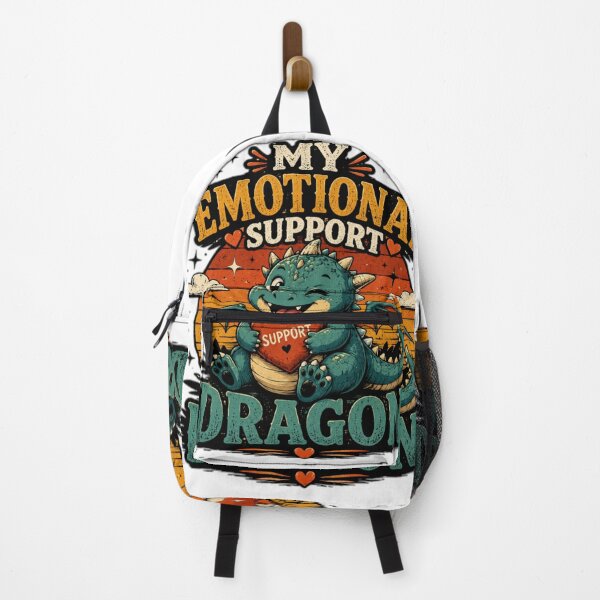 Item preview, My Emotional Support Dragon – Funny Fantasy Dragon Design designed and sold by Bismillah-Najah.