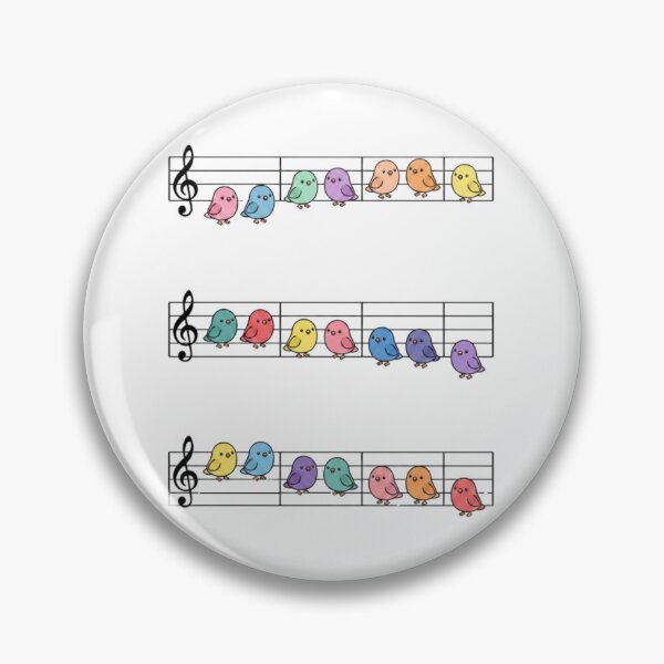 Item preview, Twinkle Twinkle Little Star Music Sheet with Cute Birds designed and sold by Mazza-mazza.