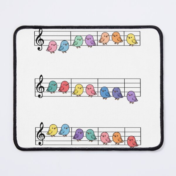 Item preview, Twinkle Twinkle Little Star Music Sheet with Cute Birds designed and sold by Mazza-mazza.
