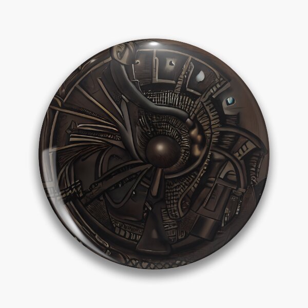 Item preview, Dark Ouroboros Serpent Wheel Interior City Cyan Eye Flower Border Yokai Art designed and sold by YugenWorkshop.