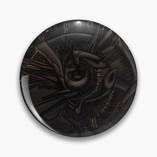 Item preview, Dark Brown Frame Twin Blue Eye Vortex Descent Abyss Yokai Art designed and sold by YugenWorkshop.