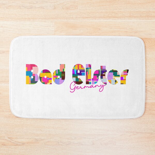 Item preview, Bad Elster, Germany, Vibrant Abstract City Typography Art designed and sold by Wanderful-roads.