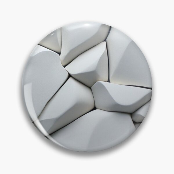 Item preview, 3D Geometric White Blocks Texture Abstract Minimalist Pattern designed and sold by LYAN-STORE.