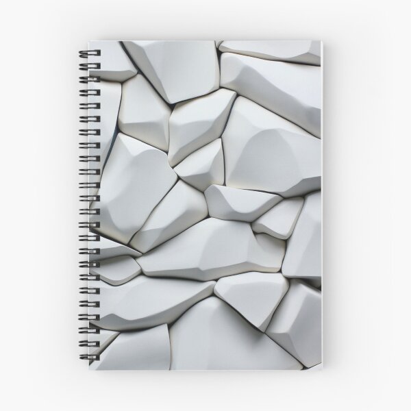 Item preview, 3D Geometric White Blocks Texture Abstract Minimalist Pattern designed and sold by LYAN-STORE.