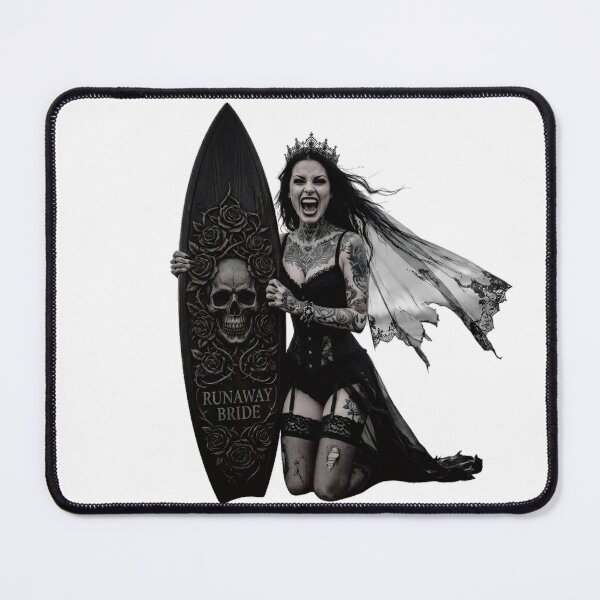 Item preview, Gothic Party Bride Tattoos Kneeling designed and sold by Voodoo Store Paranormal Collections.