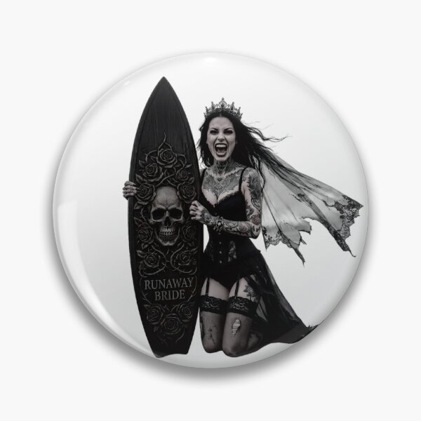 Item preview, Gothic Party Bride Tattoos Kneeling designed and sold by Voodoo Store Paranormal Collections.