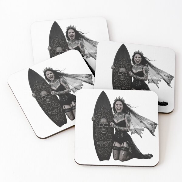Item preview, Gothic Party Bride Tattoos Kneeling designed and sold by Voodoo Store Paranormal Collections.