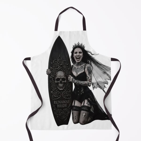 Item preview, Gothic Party Bride Tattoos Kneeling designed and sold by Voodoo Store Paranormal Collections.