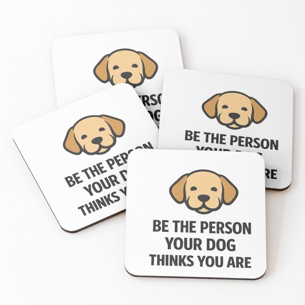 Item preview, Be The Person Your Dog Thinks You Are | Minimal Dog Lover Design designed and sold by Lovestickerco.