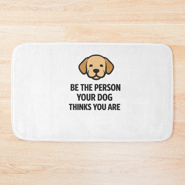 Item preview, Be The Person Your Dog Thinks You Are | Minimal Dog Lover Design designed and sold by Lovestickerco.