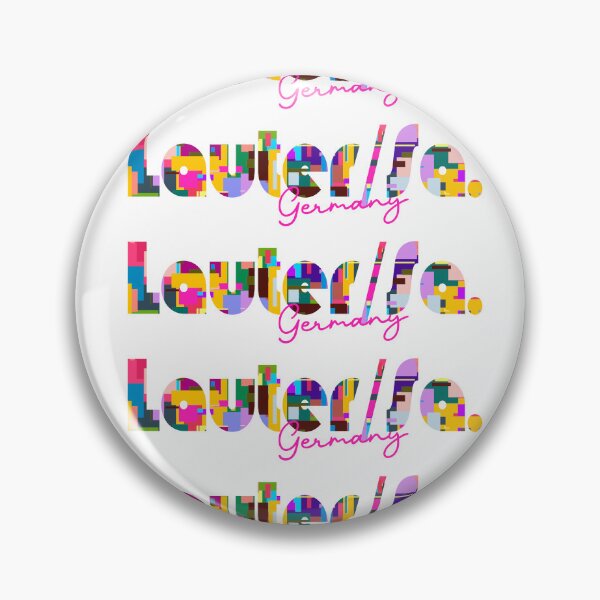 Item preview, Lauter/Sa., Germany, Vibrant Abstract City Typography Art designed and sold by Wanderful-roads.