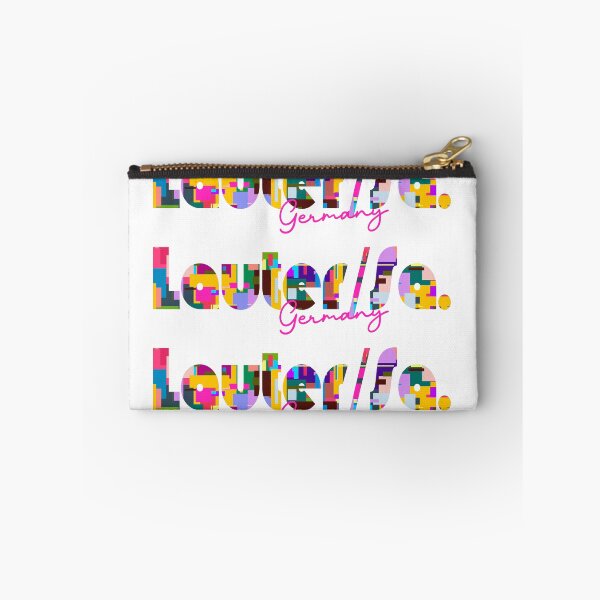 Item preview, Lauter/Sa., Germany, Vibrant Abstract City Typography Art designed and sold by Wanderful-roads.