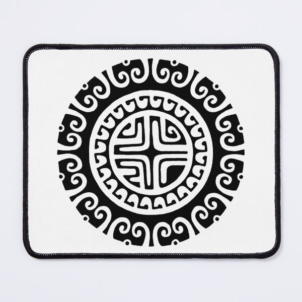 Item preview, Black tribal flower designed and sold by Lagueny.