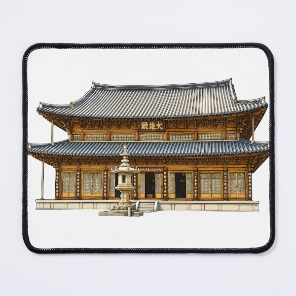 Item preview, Photonuri Beautiful Korean Temple Traditional Hanok House Art designed and sold by photonuri.