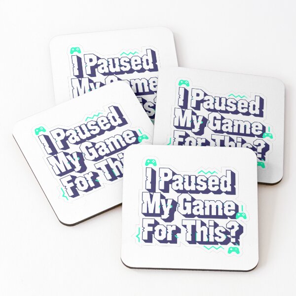 Item preview, I Paused My Game For This – Funny Gamer Quote T-Shirt designed and sold by KRStyleClub.