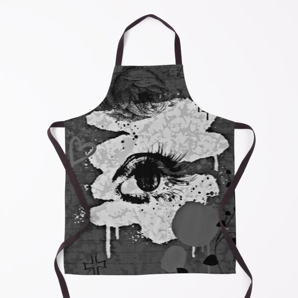 Item preview, ojo en pared de graffiti con rosa abstracta frutiger diseño metro designed and sold by meuliasshop.