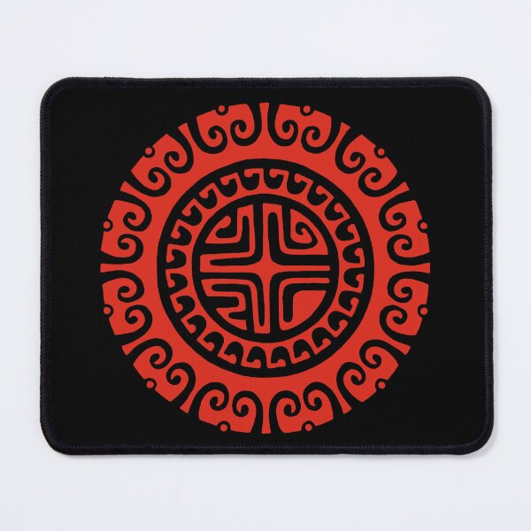 Item preview, Red tribal flower designed and sold by Lagueny.