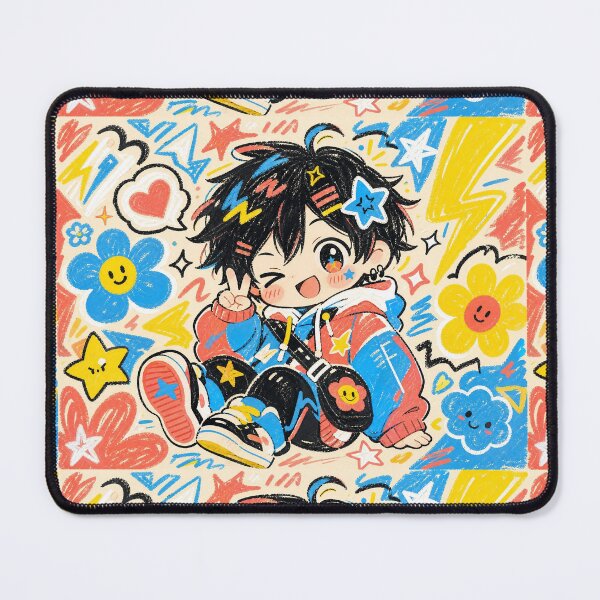 Item preview, crayon sketch mouse pad designed and sold by Aanish--.