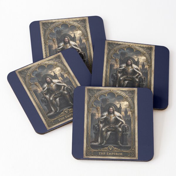 Item preview, The Emperor -Major Arcana tarot card designed and sold by Studio77-Gothic.