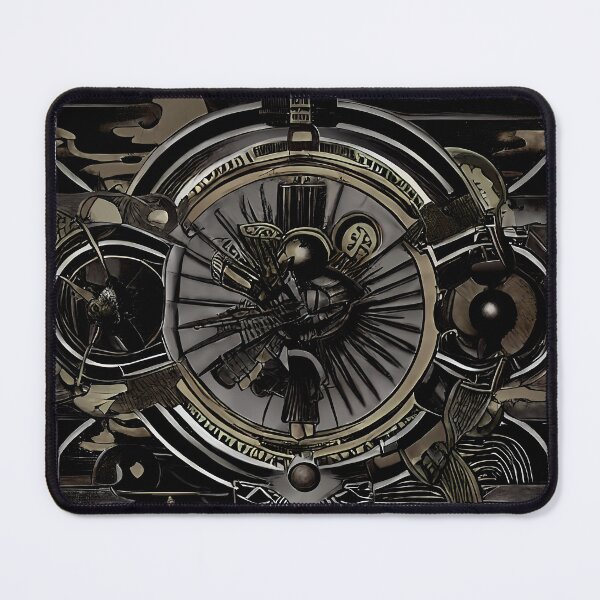 Item preview, Dark Gold Armillary Warrior Flanking Disc Shrine Base Halfway Yokai Art designed and sold by YugenWorkshop.