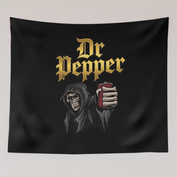 Item preview, Grim Reaper Dr Pepper Metal  designed and sold by AgentJerichoArt.