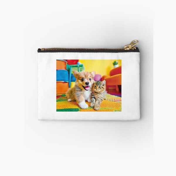 Item preview, Cute Corgi Puppy and Kitten Friends designed and sold by OsakaYumeWorks.