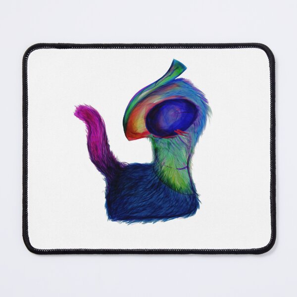 Item preview, Colorful Abstract Furry Creature Rainbow Cat designed and sold by davidmalec.