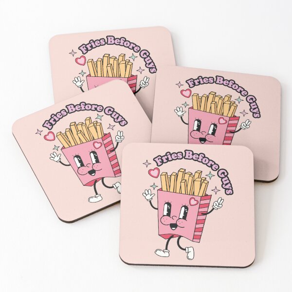 Item preview, Fries Before Guys Cute Cartoon Fries designed and sold by WaveyJane.