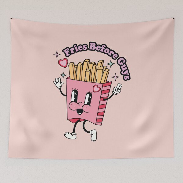 Item preview, Fries Before Guys Cute Cartoon Fries designed and sold by WaveyJane.