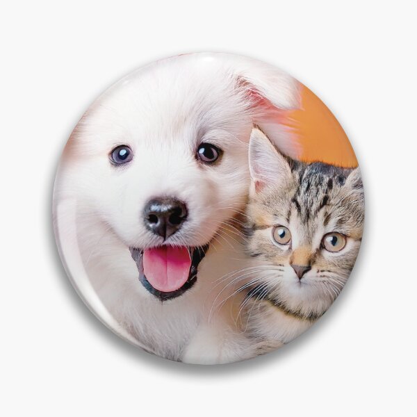Item preview, Fluffy White Puppy and Cute Kitten Sofa designed and sold by OsakaYumeWorks.