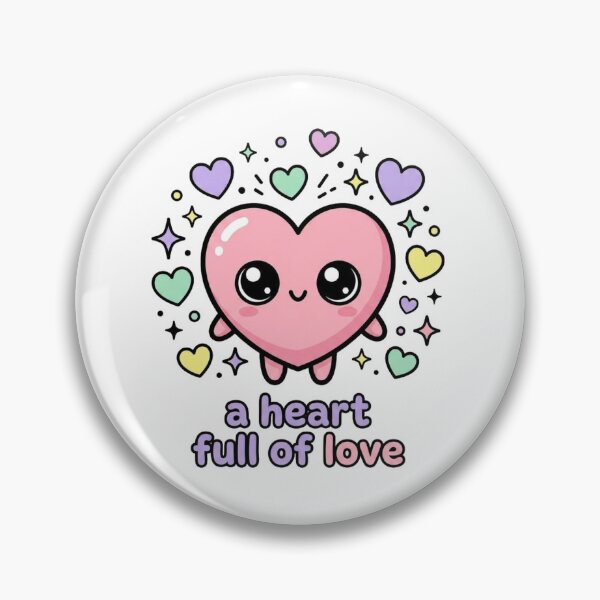 Item preview, A Heart Full Of Love Cute Kawaii Heart Design – Romantic Gift designed and sold by morning sun.