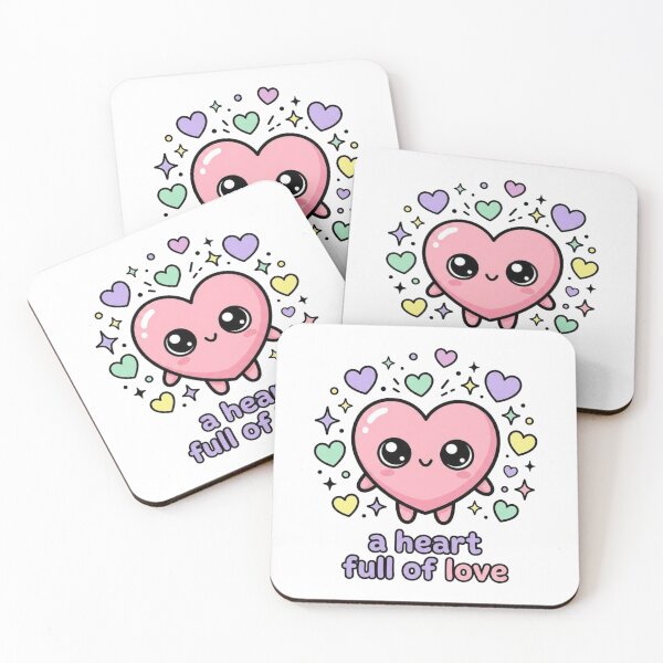 Item preview, A Heart Full Of Love Cute Kawaii Heart Design – Romantic Gift designed and sold by morning sun.