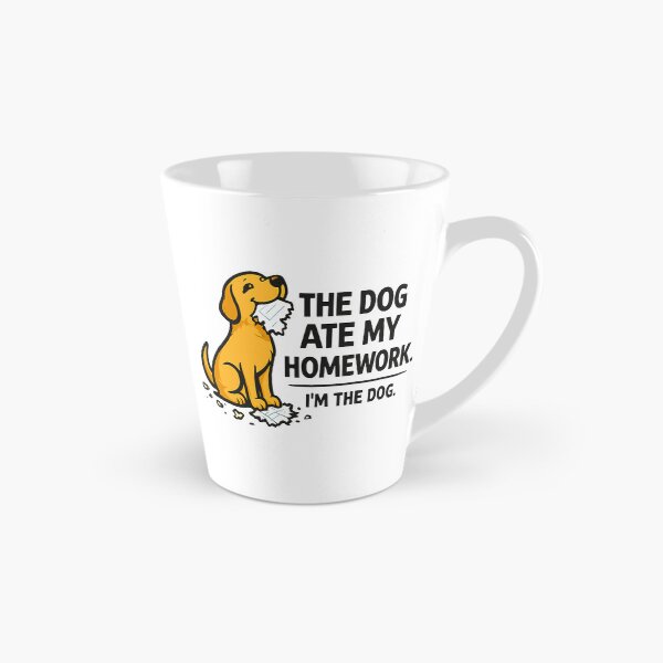 Item preview, The Dog Ate My Homework I'm The Dog | Funny Dog Meme Sticker designed and sold by Lovestickerco.