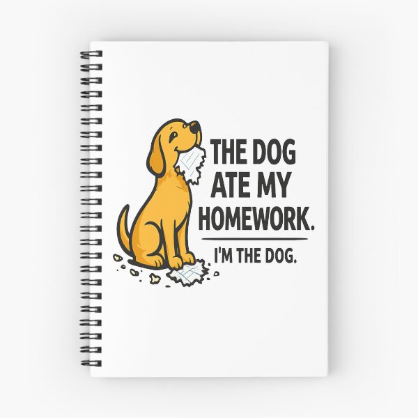 Item preview, The Dog Ate My Homework I'm The Dog | Funny Dog Meme Sticker designed and sold by Lovestickerco.