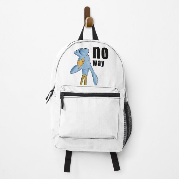 Item preview, No Way Funny Shy Blue Bird Cartoon designed and sold by davidmalec.
