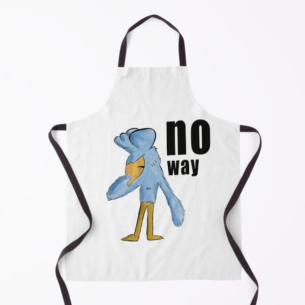 Item preview, No Way Funny Shy Blue Bird Cartoon designed and sold by davidmalec.