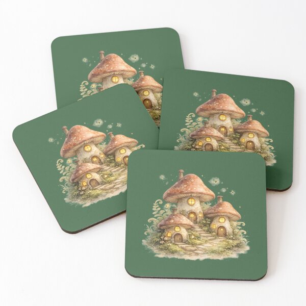 Item preview, Mushroom Cottage Cluster Cottagecore Fairycore designed and sold by MagicMakerPh.