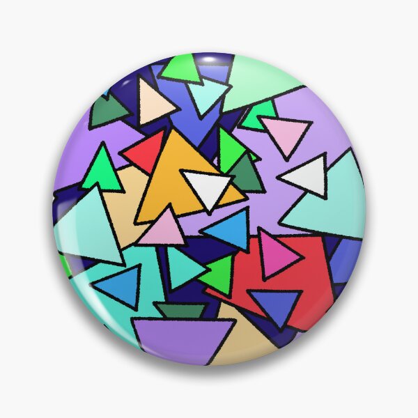 Item preview, Colorful Overlapping Triangles Abstract Art designed and sold by ubborn.
