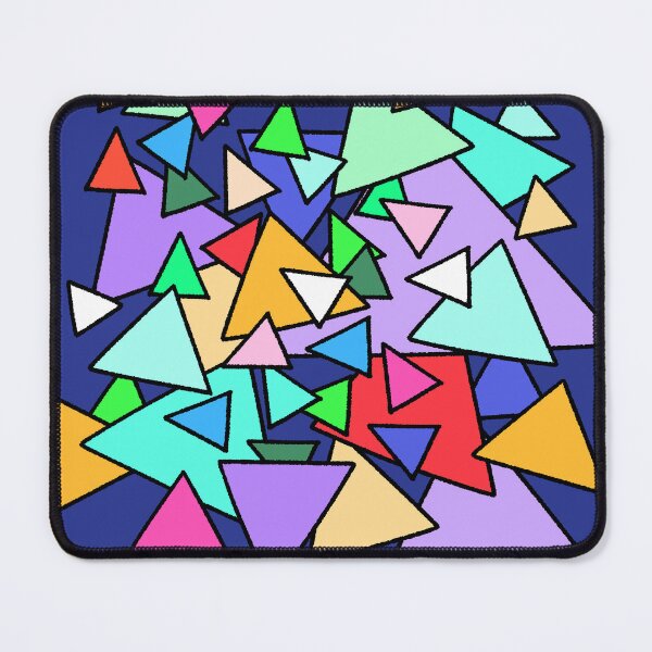 Item preview, Colorful Overlapping Triangles Abstract Art designed and sold by ubborn.